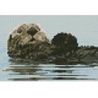 Artecy Cross Stitch Sea Otter Mini 14554 Cross Stitch Chart Hard Copy