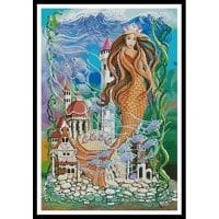 Artecy Cross Stitch Sea Princess 10180 GG Cross Stitch Chart Hard Copy