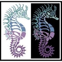 Artecy Cross Stitch Seahorse Design 3 12571 Cross Stitch Chart Hard Copy