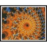 Artecy Cross Stitch Seahorse Reef Fractal 10320 Cross Stitch Chart Hard Copy