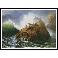 Artecy Cross Stitch Seal Rock 10533 Cross Stitch Chart Hard Copy