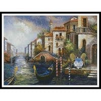 Artecy Cross Stitch Seduced by Venice 10552 DPKS Cross Stitch Chart Hard Copy