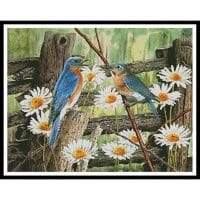 Artecy Cross Stitch Serenade in Blue 11387 PFLD Cross Stitch Chart Hard Copy