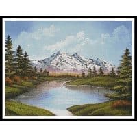 Artecy Cross Stitch Serenity Lake  11185 Cross Stitch Chart Hard Copy