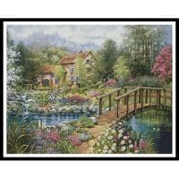 Artecy Cross Stitch Shades of Summer 10652 CYPRS Cross Stitch Chart Hard Copy