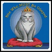 Artecy Cross Stitch She Who Must be Obeyed 10430 GG Cross Stitch Chart Hard Copy