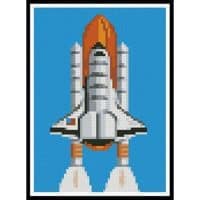 Artecy Cross Stitch Shuttle Mini 11098 Cross Stitch Chart Hard Copy