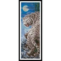 Artecy Cross Stitch Silver Tiger 10889 KH Cross Stitch Chart Hard Copy