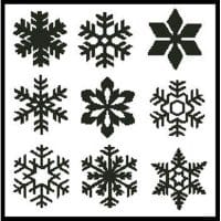 Artecy Cross Stitch Snowflakes 10808 Cross Stitch Chart Hard Copy