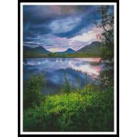 Artecy Cross Stitch Stac Pollaidh Sunset Mini 13520 Cross Stitch Chart Hard Copy