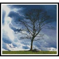 Artecy Cross Stitch Stormy Tree 13743 Cross Stitch Chart Hard Copy