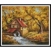 Artecy Cross Stitch Storybook Cottage 12323 ABG Cross Stitch Chart Hard Copy