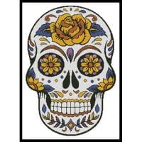Artecy Cross Stitch Sugar Skull 13779 Cross Stitch Chart Hard Copy