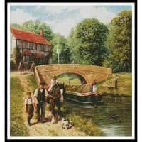 Artecy Cross Stitch Summer on the Canal 12210 KW Cross Stitch Chart Hard Copy