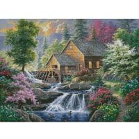 Artecy Cross Stitch Summertime Mill 14484 AH Cross Stitch Chart Hard Copy