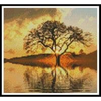 Artecy Cross Stitch Sunny Tree Mini 13789 Cross Stitch Chart Hard Copy