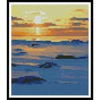 Artecy Cross Stitch Sunset Mini 12442 Cross Stitch Chart Hard Copy
