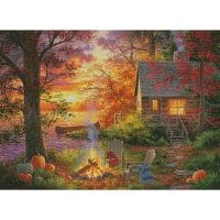 Artecy Cross Stitch Sunset Serenity Large 14617 AH Cross Stitch Chart Hard Copy