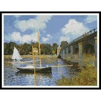 Artecy Cross Stitch The Bridge at Argenteuil 10343 Cross Stitch Chart Hard Copy