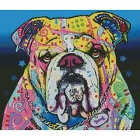 Artecy Cross Stitch The Bulldog 14213 ARTL Cross Stitch Chart Hard Copy