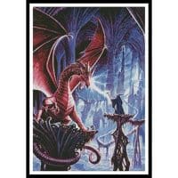 Artecy Cross Stitch The Dragons Lair 10291 MGL Cross Stitch Chart Hard Copy