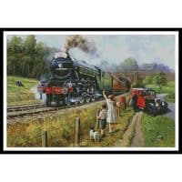 Artecy Cross Stitch The Flying Scotsman  11092 INT Cross Stitch Chart Hard Copy