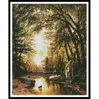 Artecy Cross Stitch The Glen 10727 Cross Stitch Chart Hard Copy