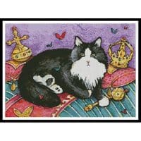 Artecy Cross Stitch The King 10695 MVB Cross Stitch Chart Hard Copy