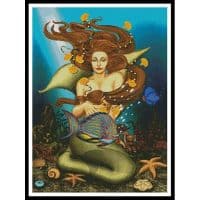 Artecy Cross Stitch The Mermaid  11503 SG Cross Stitch Chart Hard Copy