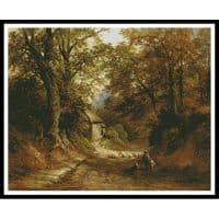 Artecy Cross Stitch The Old Cottage Littleover Lane 10443 Cross Stitch Chart Hard Copy