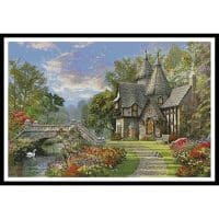 Artecy Cross Stitch The Old Waterway Cottage  11747 MGL Cross Stitch Chart Hard Copy