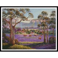 Artecy Cross Stitch The Purple Paddock 13651 ARTL Cross Stitch Chart Hard Copy