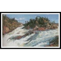 Artecy Cross Stitch The Raging Rapids 11785 Cross Stitch Chart Hard Copy