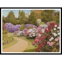 Artecy Cross Stitch The Rhododendron Walk 10141 Cross Stitch Chart Hard Copy