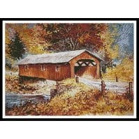 Artecy Cross Stitch The Road Home 10940 PFLD Cross Stitch Chart Hard Copy
