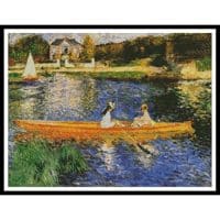 Artecy Cross Stitch The Seine at Asnieres  11260 Cross Stitch Chart Hard Copy