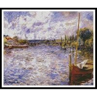 Artecy Cross Stitch The Seine at Chatou  11886 Cross Stitch Chart Hard Copy