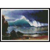 Artecy Cross Stitch The Shore of the Turquoise Sea 10225 Cross Stitch Chart Hard Copy
