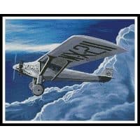 Artecy Cross Stitch The Spirit of St Louis  11168 MB Cross Stitch Chart Hard Copy