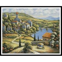 Artecy Cross Stitch The Village A 11838 ARTL Cross Stitch Chart Hard Copy
