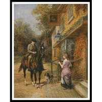 Artecy Cross Stitch The Village Postman 10775 Cross Stitch Chart Hard Copy