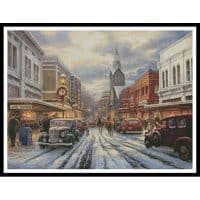 Artecy Cross Stitch The Warmth of Small Town Living 13109 CP Cross Stitch Chart Hard Copy