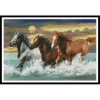 Artecy Cross Stitch Three Horses 12112 INT Cross Stitch Chart Hard Copy