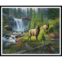Artecy Cross Stitch Thunder River 11731 MK Cross Stitch Chart Hard Copy