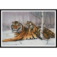 Artecy Cross Stitch Tiger and Cub 12638 INT Cross Stitch Chart Hard Copy