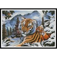 Artecy Cross Stitch Tiger Dawn 12593 INT Cross Stitch Chart Hard Copy
