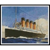 Artecy Cross Stitch Titanic 2 Mini 11714 Cross Stitch Chart Hard Copy