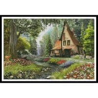Artecy Cross Stitch Toadstool Cottage 11858 MGL Cross Stitch Chart Hard Copy