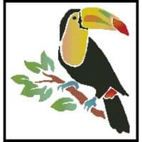 Artecy Cross Stitch Toucan 11614 JP Cross Stitch Chart Hard Copy