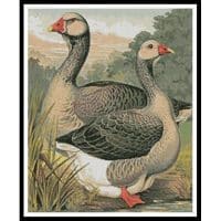 Artecy Cross Stitch Toulouse Geese 10074 Cross Stitch Chart Hard Copy